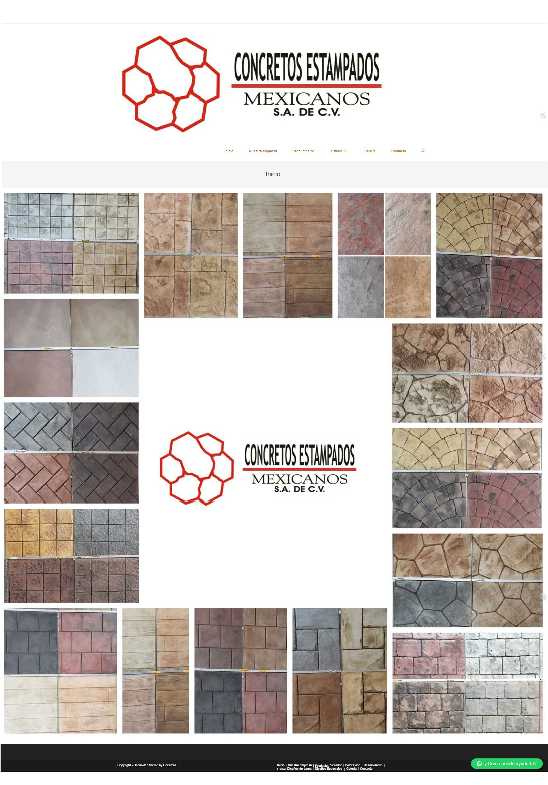 estampamex concreto estampados